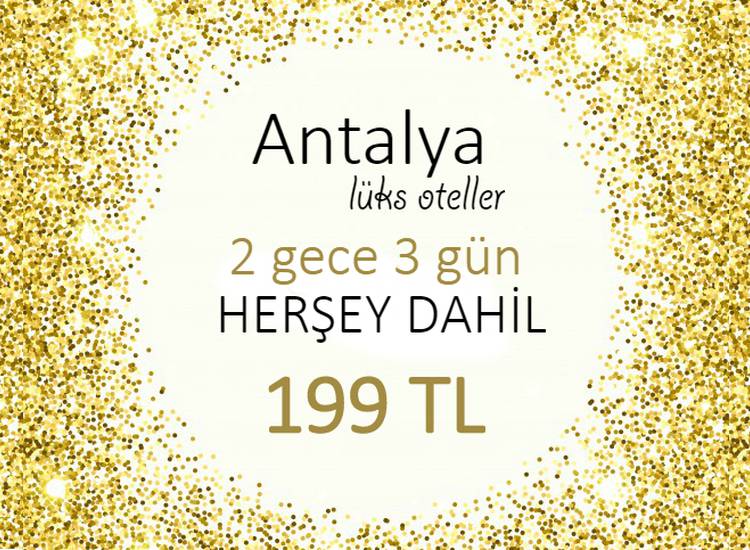 Side 5 yıldızlı Otellerde 2 GECE HER ŞEY DAHİL tatil-1