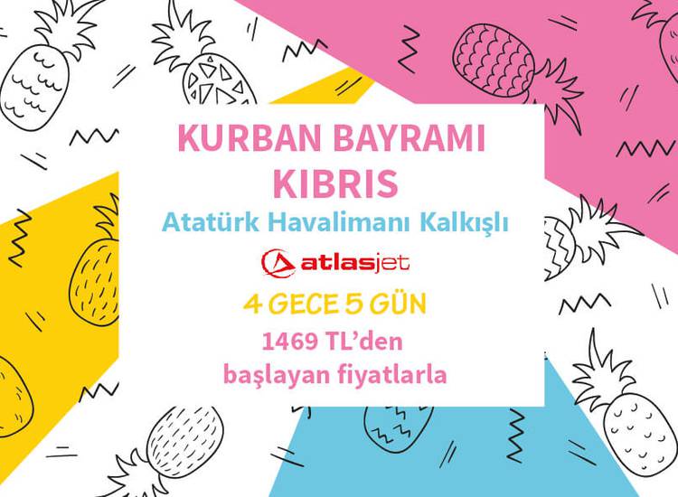 Atlasjet ile Kurban Bayramı Kıbrıs turları; 4 GECE konaklama, uçak bileti ve transfer-1